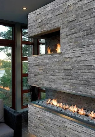 Rock Ridge Titanium Black Quartzite Ledger Panel