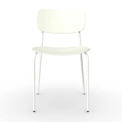 Room Essentials Set of 2 Molded Plastic Dining Chair with Metal Base