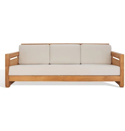 Safavieh Couture Guadeloupe Outdoor 3-Seat Sofa