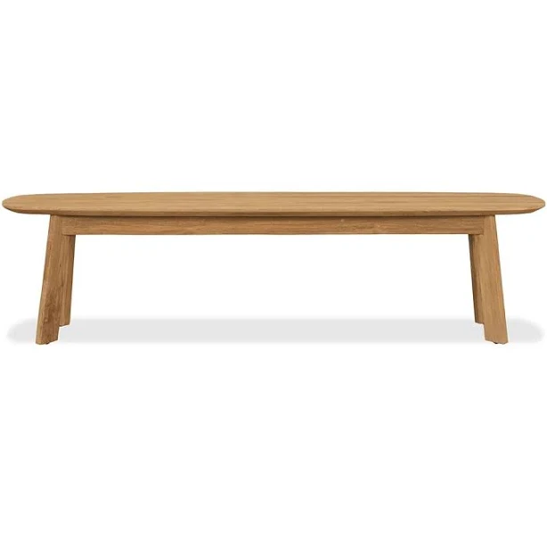 Scandinavian Designs Vinicio Outdoor Bench in Natural Teak