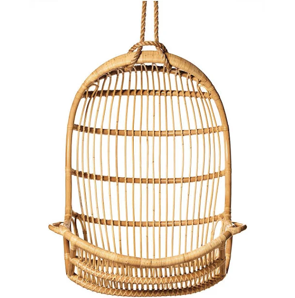 Serena & Lily Hanging Rattan Chair