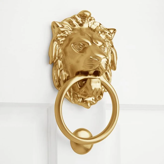 Signature Hardware Lion Door Knocker