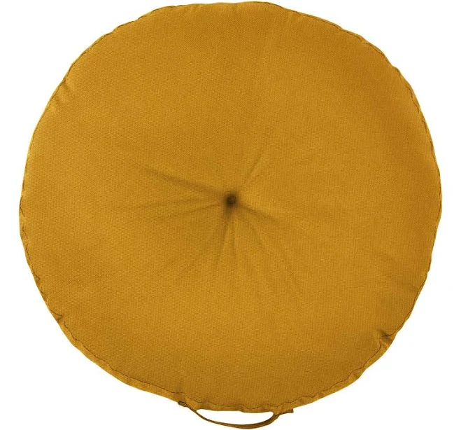 Sorra Home Solid Circle Tufted Floor Pillow