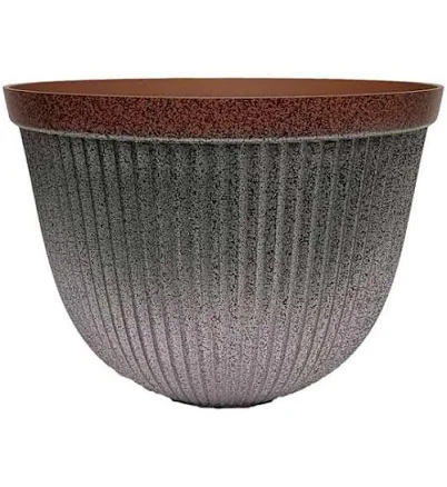 Southlake Galvanized Outdoor Planter, Medium | At Home, Grey, sold by At Home