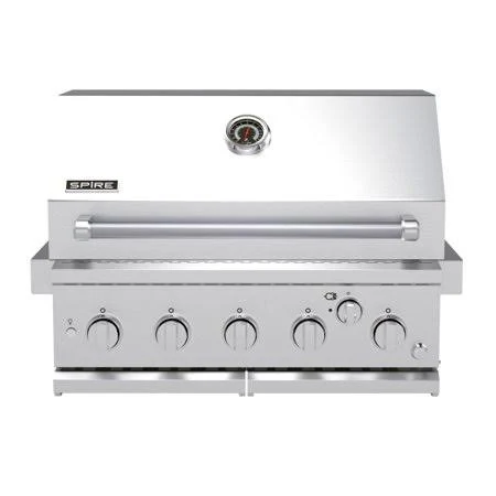 Spire 5-Burner Built-In Propane Gas Island Grill Head with Rear Burner