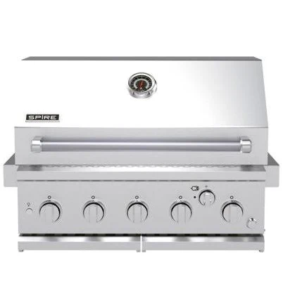 Spire 5-Burner Built-In Propane Gas Island Grill Head with Rear Burner