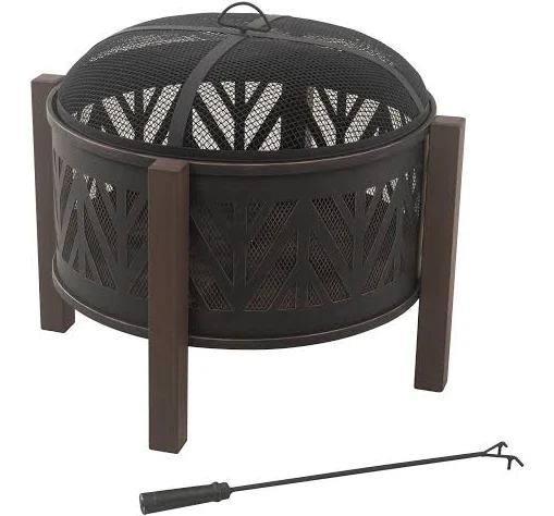Style Selections Burning Fire Pit