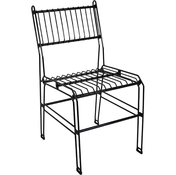 Sunnydaze Decor Indoor/Outdoor Steel Wire Dining Chair (2-Pack)