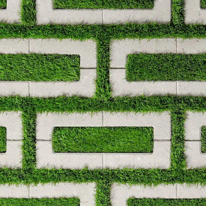 Techo-Bloc - Aquastorm Permeable, Smooth, Grey - 78.39 SF/pallet