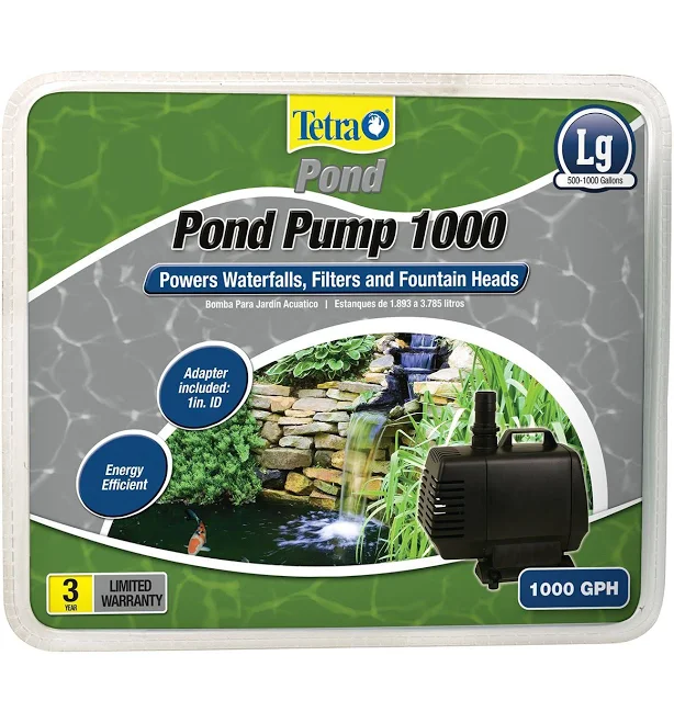 Tetra Pond Water Garden Pump 1000 GPH