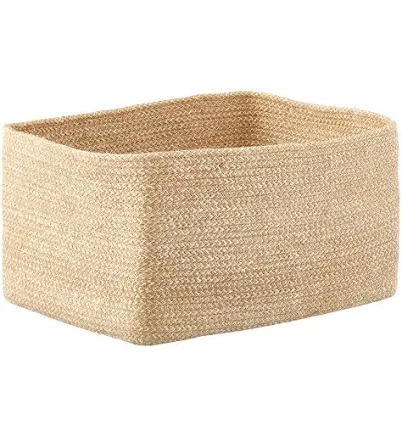 The Container Store Seine Woven Jute Storage Bin