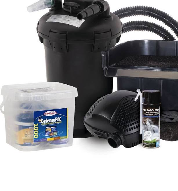 The Pond Guy AllClear Ecosystem Pond Kit Bundle 11' x Garden Pond Kit With Water