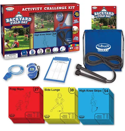 Thin Air Brands Backyard Field Day Activity Challenge Kit