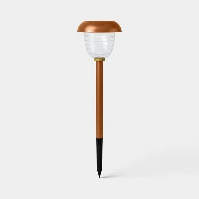 Threshold Copper Pathway Solar Outdoor Single Path Light
