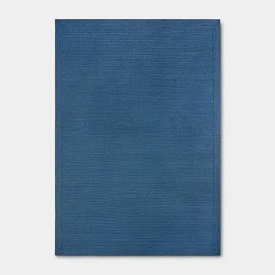 Threshold Natural Woven Rectangular Braided Outdoor Area Rug Heathered