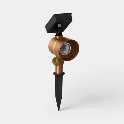 Threshold Single Copper Solar Spot Light
