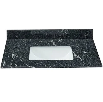 Thunder Black Granite Vanity Top
