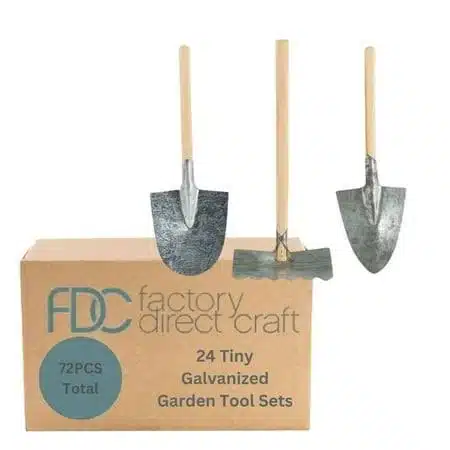 Tiny Galvanized Garden Tool Sets