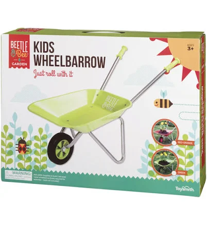 Toysmith Beetle & Bee Kids Wheelbarrow