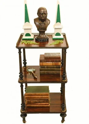 Victorian Whatnot Shelf Trolley