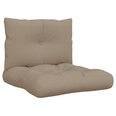Vidaxl Pallet Cushion Taupe 100% polyester Standard