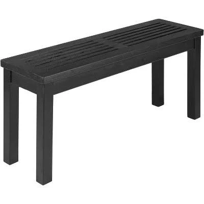 VINGLI Outdoor Wooden Porch Bench