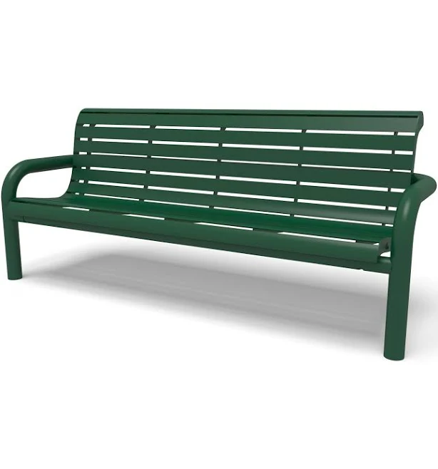 Wabash Valley 6' Contemporary Slat Inground Bench