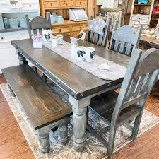 Weathered Farmhouse Table Set