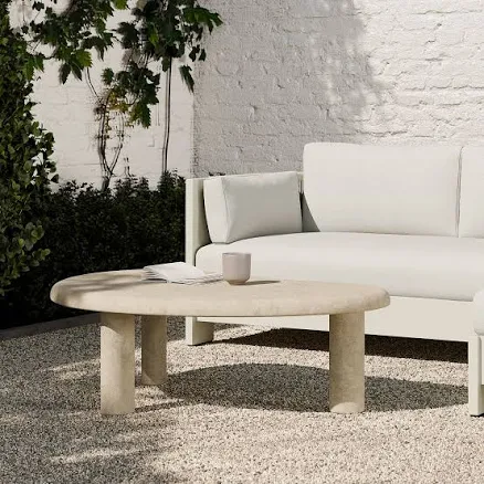 West Elm Cannellini Outdoor Coffee Table
