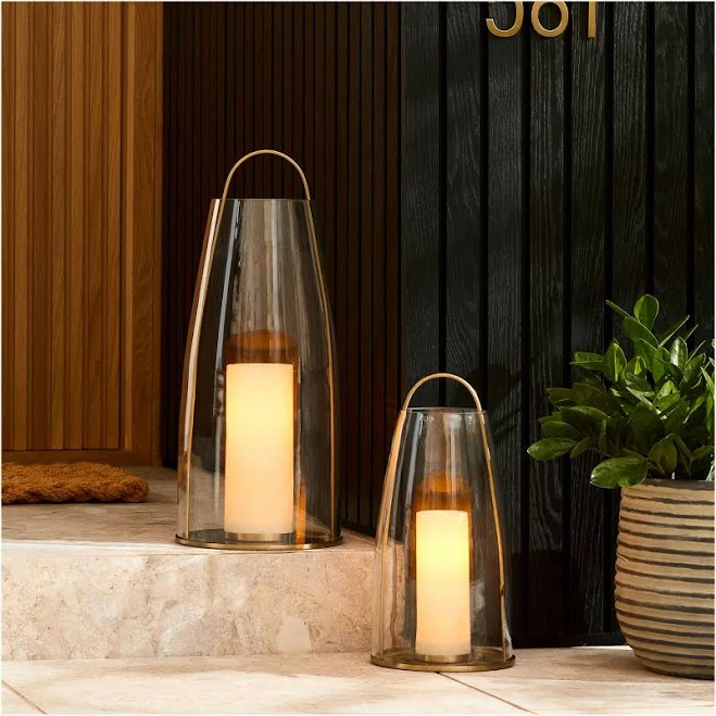 West Elm Pure Metal Lantern Set of 2