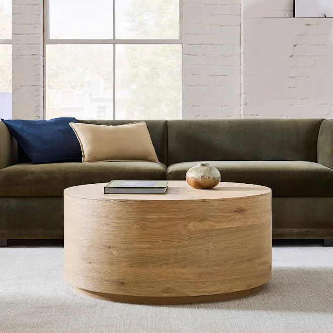 West Elm Volume Drum Coffee Table