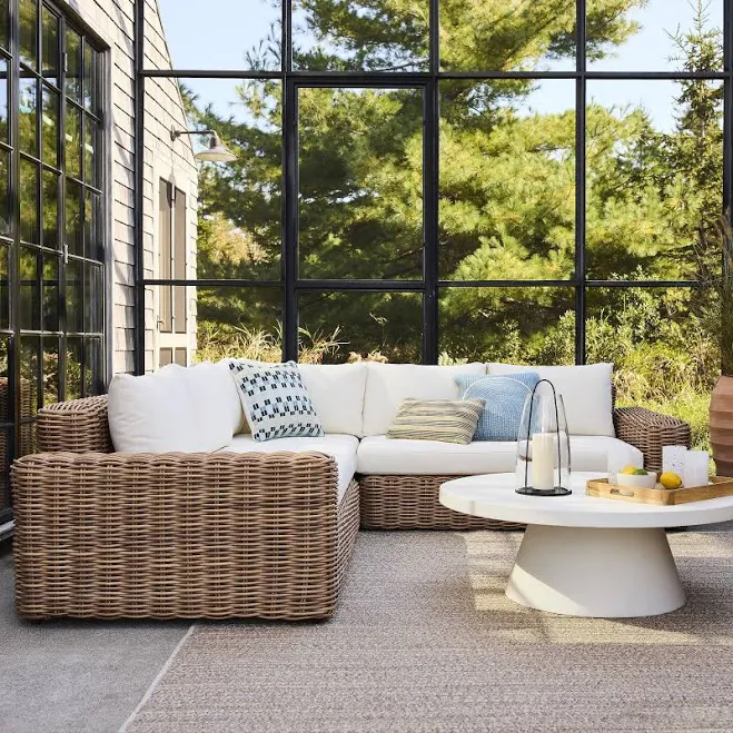 West Elm Westport Outdoor 3-Piece L-Shaped Sectional