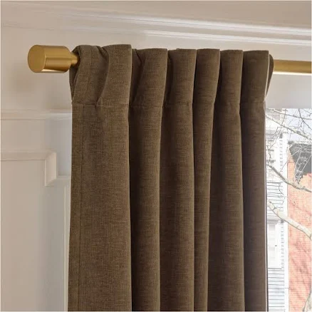 West Elm Worn Velvet Blackout Curtain