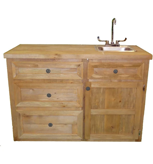 Wet Bar Double W/Sink Black No