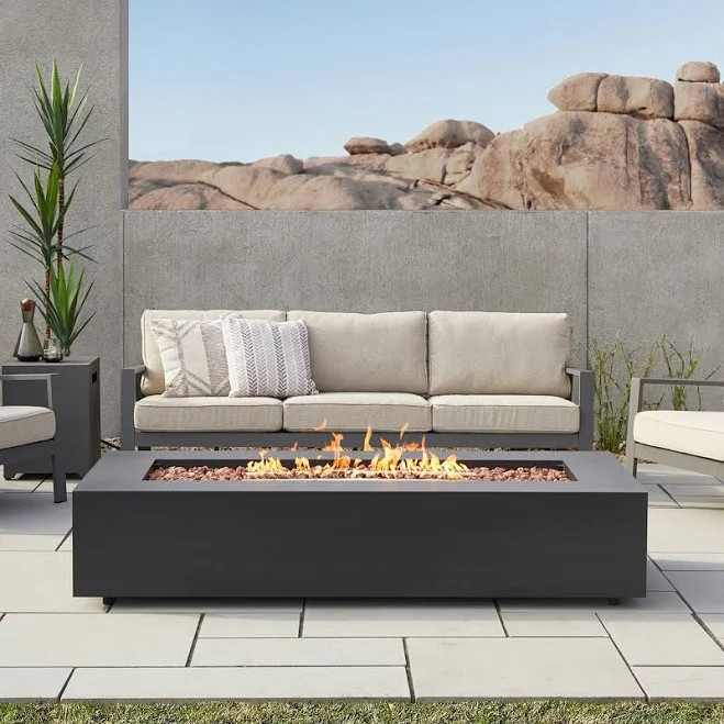 Williams Sonoma Cardona Rectangular Fire Table