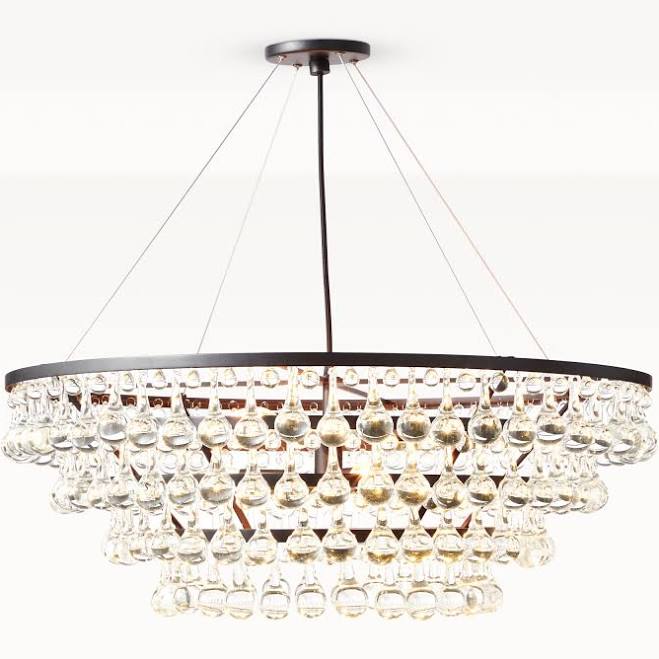 Williams Sonoma Ellie Crystal Teardrop Chandelier