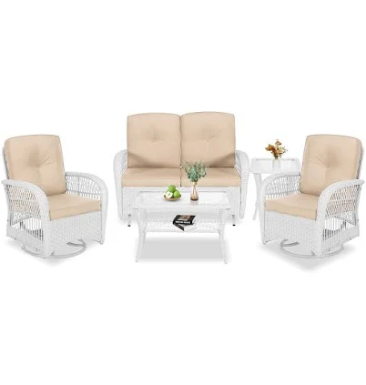 Winston Porter 5-Piece Outdoor Patio Conversation Sets