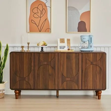 Wirrytor Mid Century Modern Sideboard Buffet Cabinet