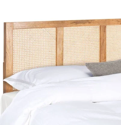 World Market Echo Natural Cane and Mango Wood Headboard