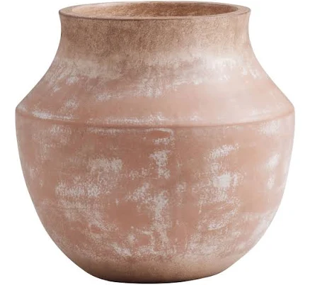 World Market Palma Washed Terracotta Outdoor Patio Planter