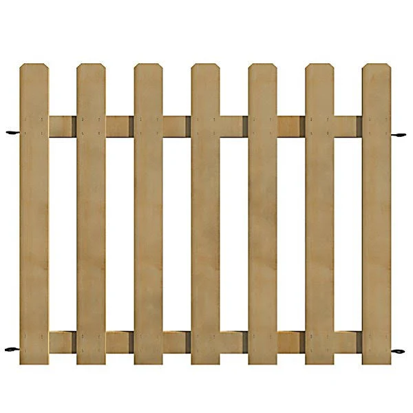 YARDLINK Cedar Dog Ear Fence Panel
