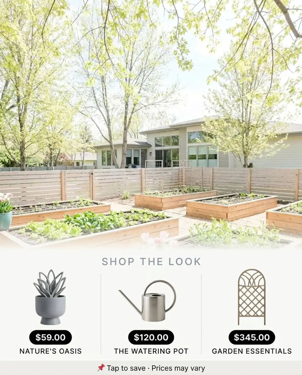 Raised Garden Beds with Integrated Drip Irrigation for Efficiency — Shop the Look