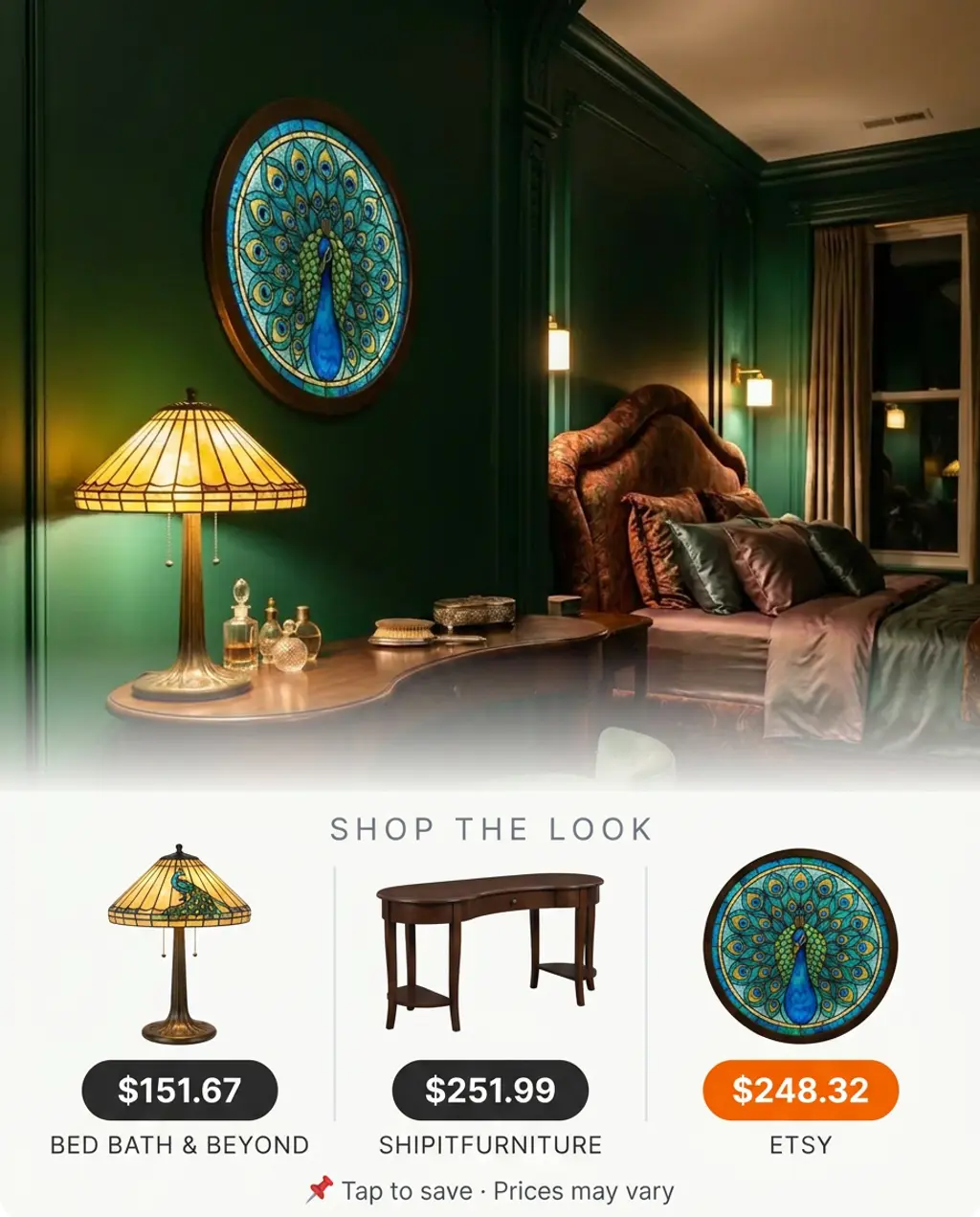 Charlie's Art Nouveau Inspired Spring Bedroom — Shop the Look