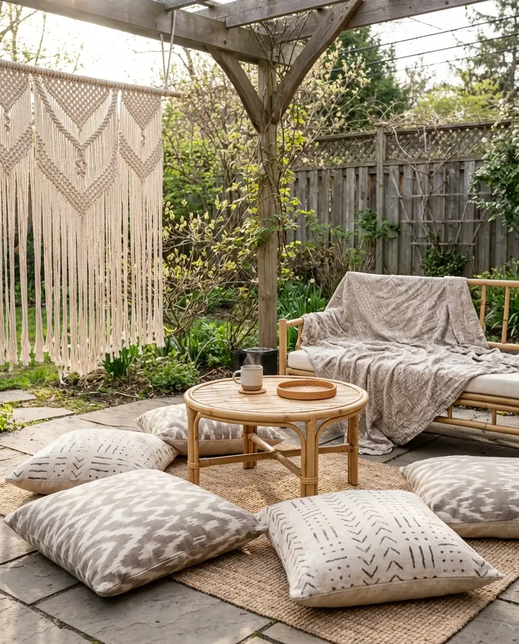 Bohemian Outdoor Lounge Area for Spring 2026 — Shop the Look
