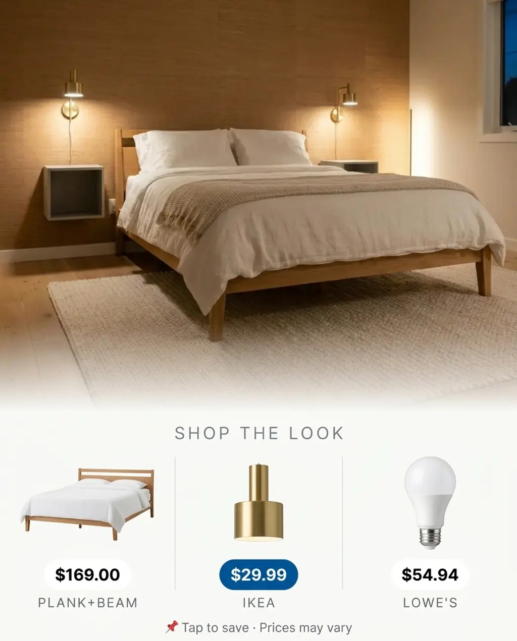 Textured Grasscloth Wallpaper for an Organic Modern Bedroom — Shop the Look