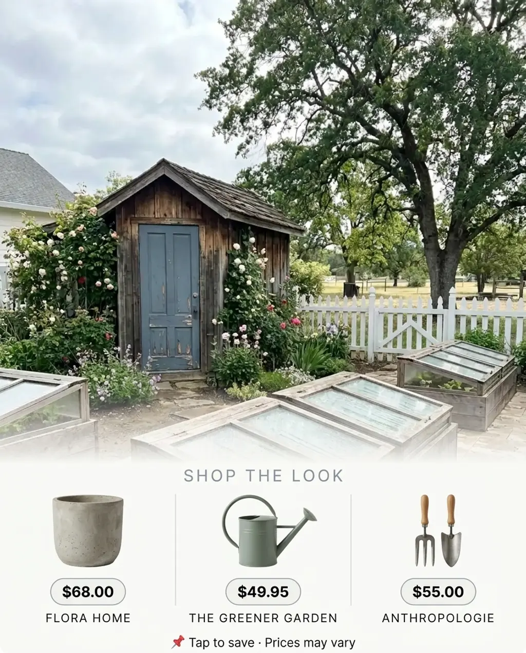 Charming Raised Beds with Integrated Cold Frames — Shop the Look