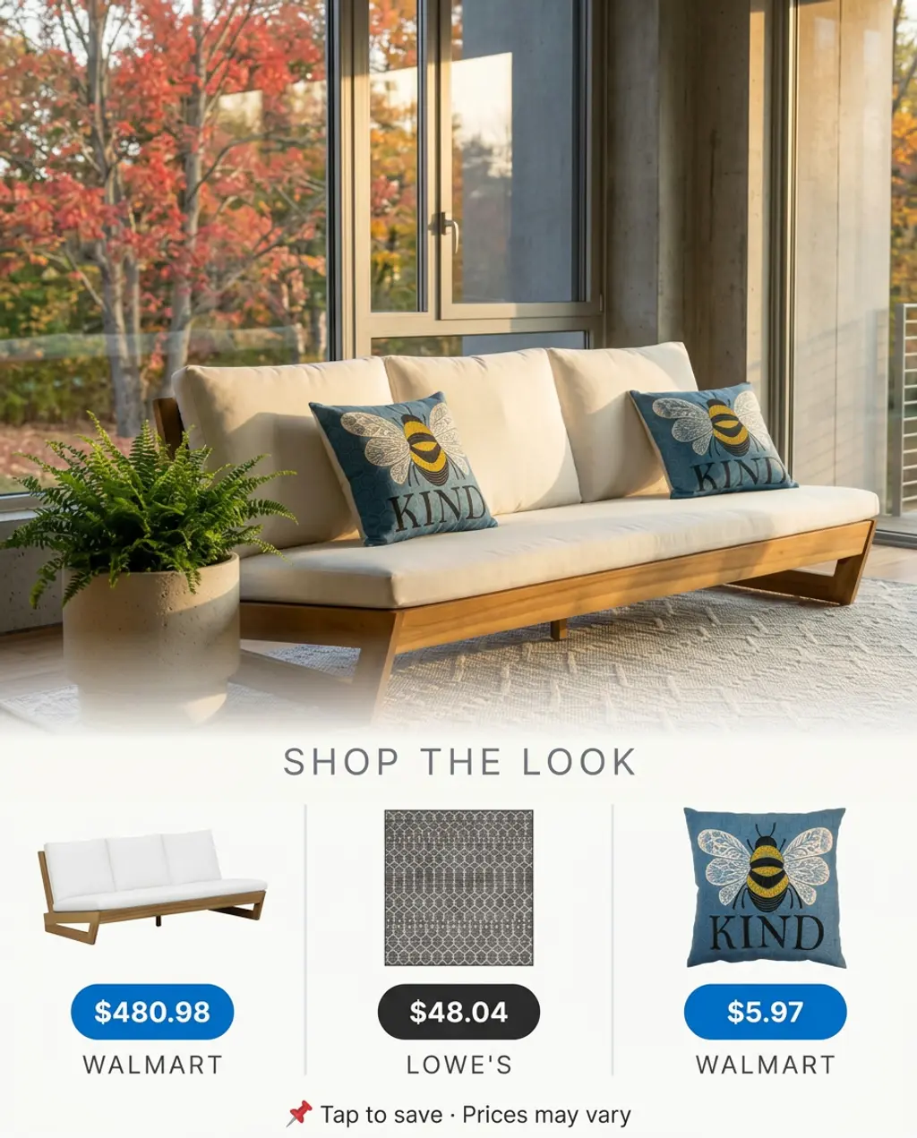 Bloxburg Outdoor Living Room Area for Spring — Shop the Look