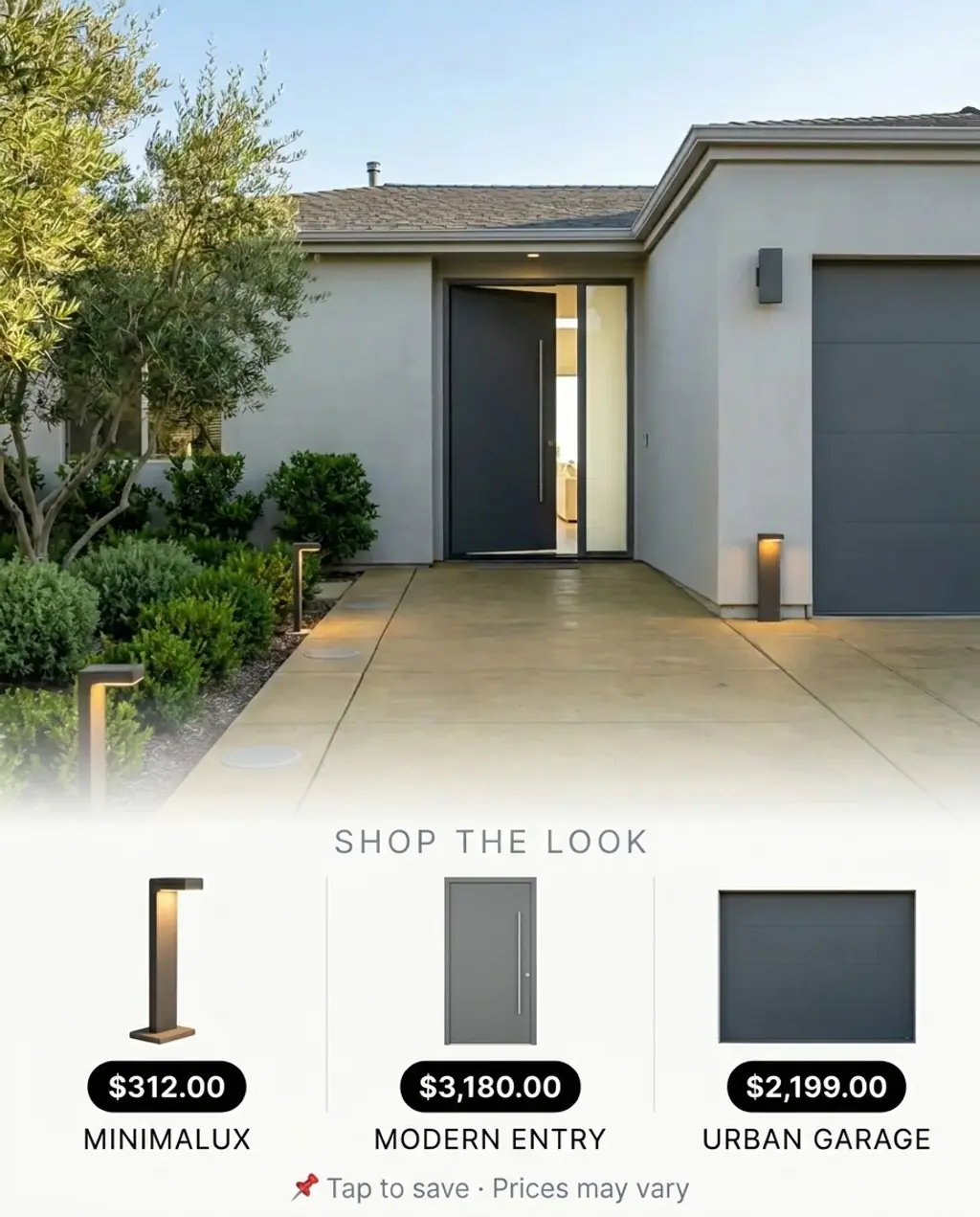 Modern Driveway with Integrated Sound System and Smart Features — Shop the Look