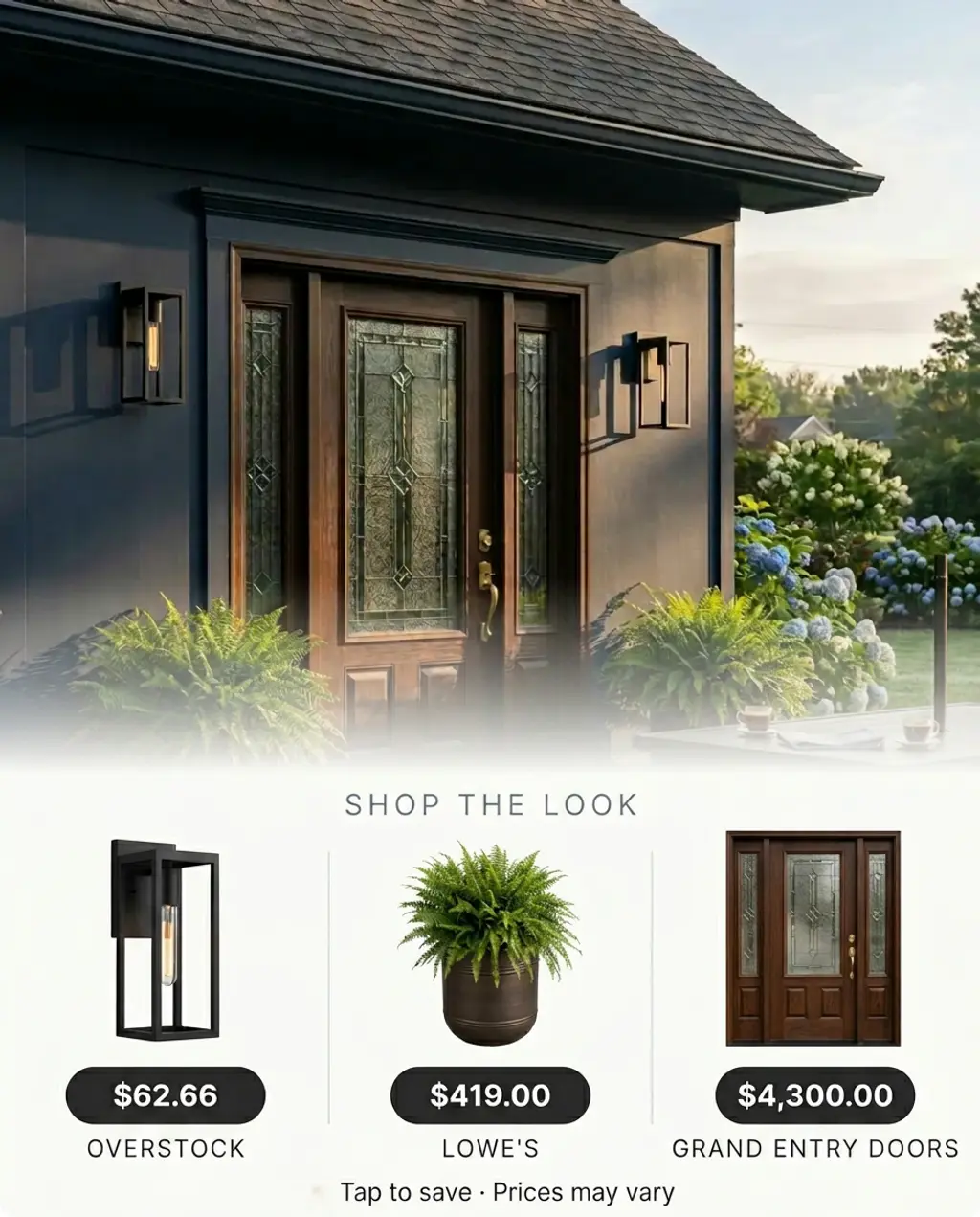 Transitional Interior Entry with Console and Artwork — Shop the Look