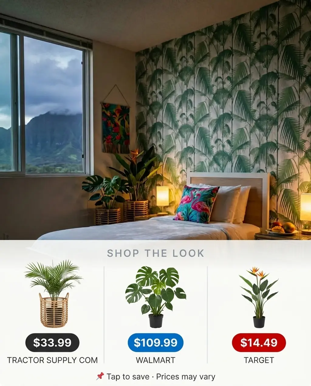 Tropical Retreat Dorm Room — Shop the Look